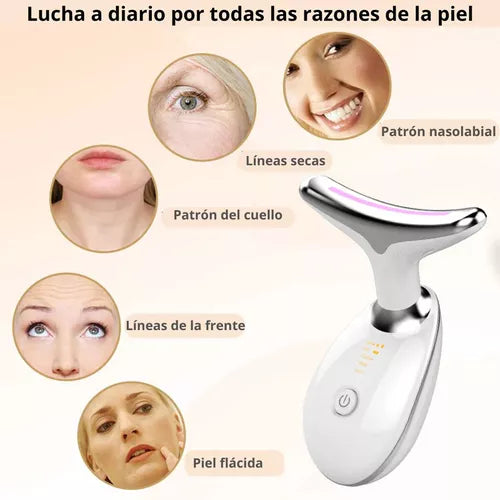 MASAJEADOR FACIL REJUVENECEDOR LED Y VIDRADOR