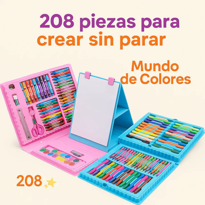 SET DE ARTE 208 PIEZAS