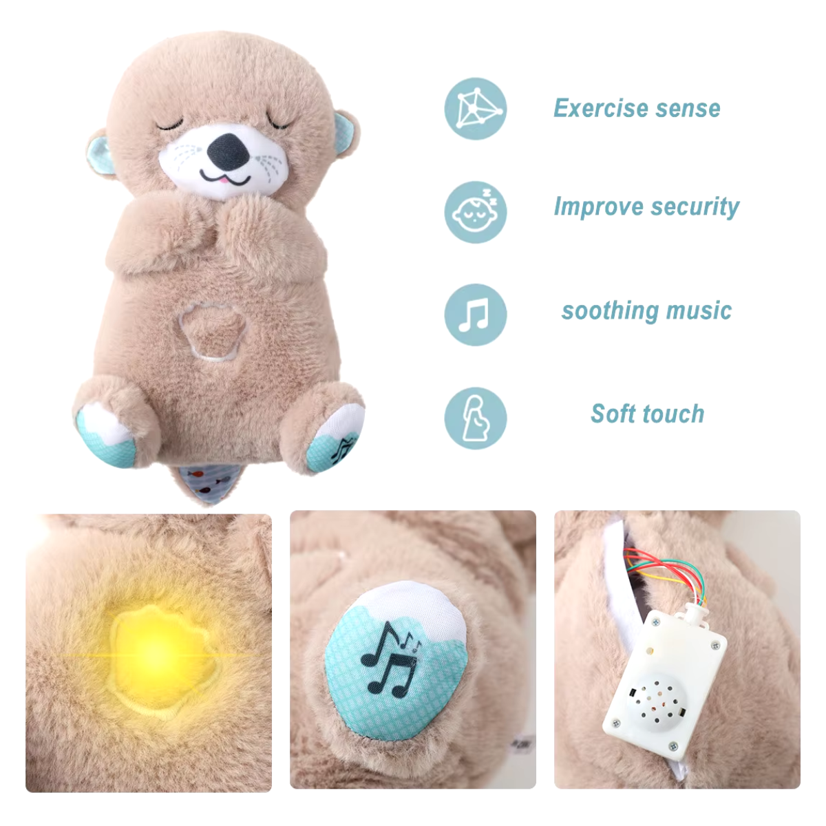 PELUCHE QUE RESPIRA Y TRANQUILIZA