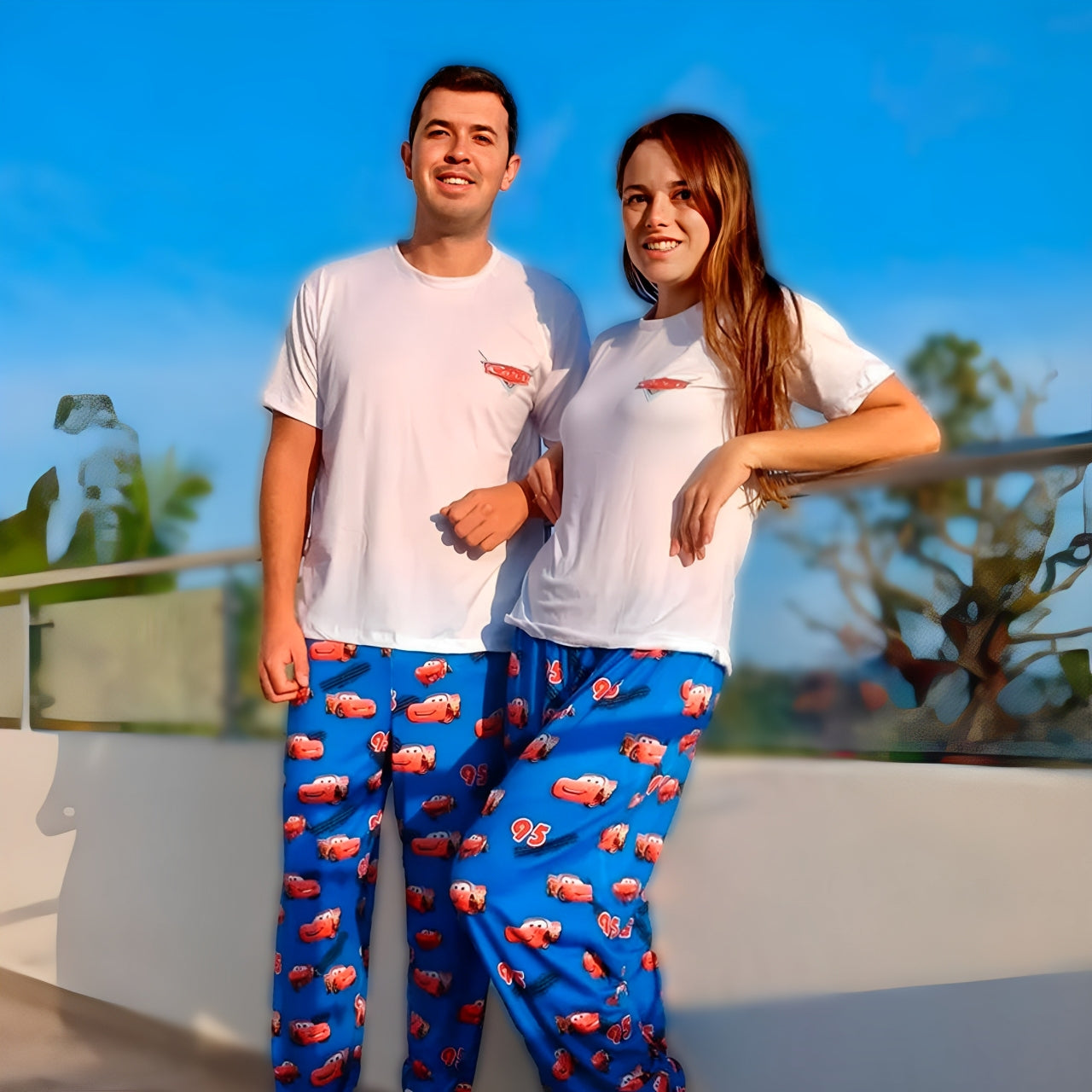 PIJAMA CARS AZUL