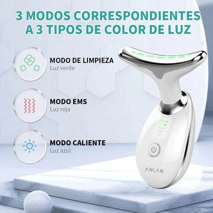 MASAJEADOR FACIL REJUVENECEDOR LED Y VIDRADOR